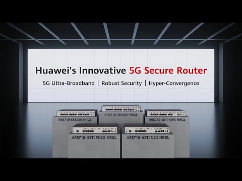 Huawei's Innovative NetEngine AR 5G Secure Router
