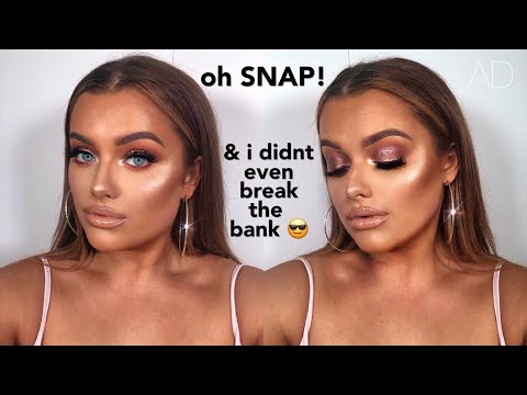 SOFT ROSE GOLD GLAM!! (ON A BUDGET!!!) | Rachel Leary - UC-Um2u0Agv8Q-OhjO6FZk1g