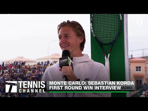 Sebastian Korda Talks Andy Murray Partnership & Previews Sinner Match | Monte Carlo First Round