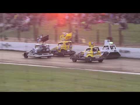 Wanganui Stockcars Race 1 and 2:   19 October 2024 - dirt track racing video image