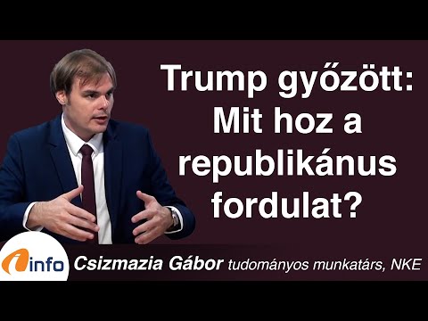 Trump győzött: Mit hoz a republikánus fordulat? Csizmazia Gábor, Inforádió, Aréna