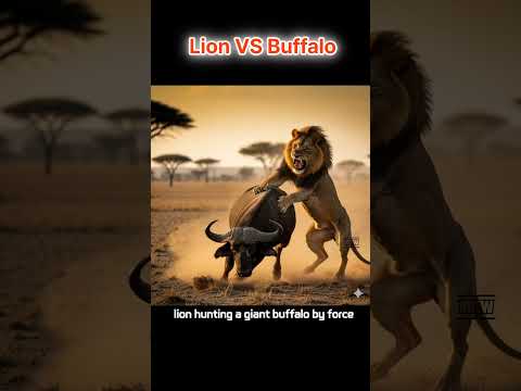 Lion vs Buffalo