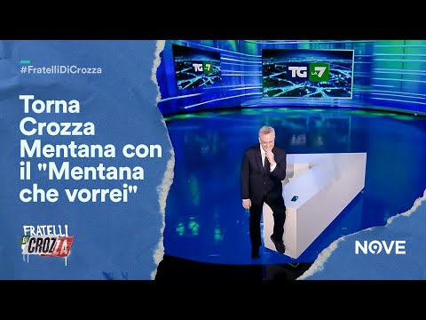 Torna Crozza Mentana con il "Mentana che vorrei" | Fratelli di Crozza