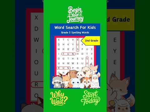Fun Word Search Puzzles for 2nd Graders: Build Vocabulary with Grade-Level Words & Activities #maths