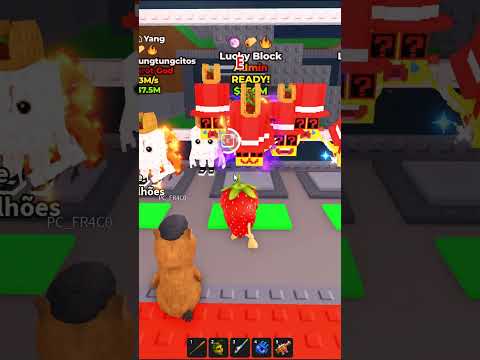 Abrindo a nova lucky block de admin