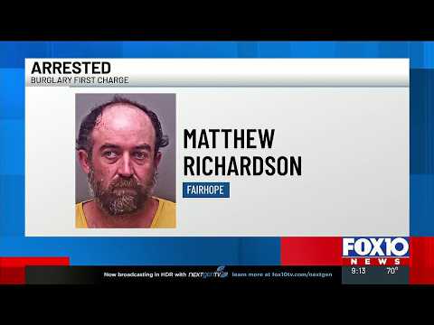 Baldwin County man charged with burglary after break-in during hurricane