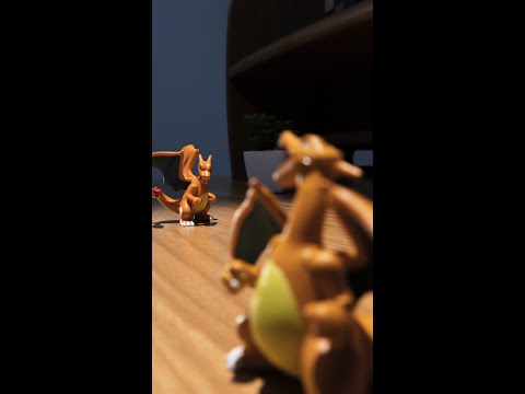【公式】（コマ撮り）「メガシンカポケモン同士の勝負」をフィギュアで再現してみた