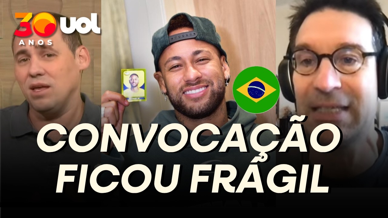 CONVOCAÇÃO DE NEYMAR FICA CADA VEZ MAIS FRÁGIL DE DEFENDER! ARNALDO RIBEIRO E JULIO GOMES DEBATEM