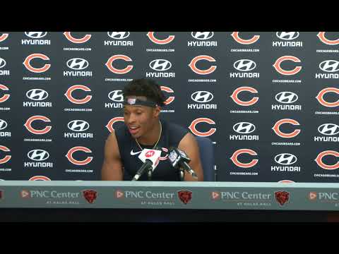 Darnell Mooney on Justin Fields: 'His success is my success' | Chicago Bears video clip
