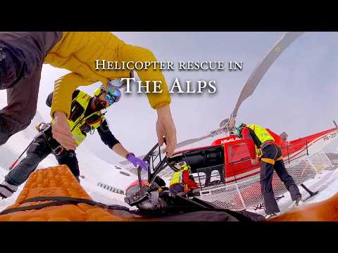 Solo Winter Camping in the Alps – Helicopter Rescue