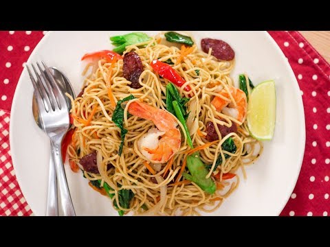 Pancit Canton Recipe - Filipino Egg Noodle Stir-Fry - Pai's Kitchen - UC27C_HWo-UmKkdWGsRJZ8EA