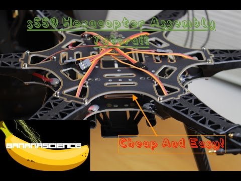 Complete s550 Hexacopter Frame Assembly Tutorial - UCKl9Rvfkb5HyUC7cnUbBZ5g