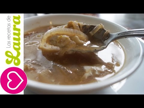 Sopa de Cebolla Comida Saludable Las Recetas de Laura - UCbtJ9-FGxyT76V5ebEDNhgg