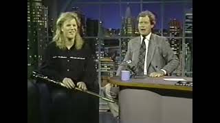 Jeff Healey - 'While My Guitar Gently Weeps' - Letterman 1990