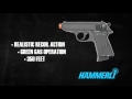 Pistola airsoft-muelle. Modelo Walther PPK/S