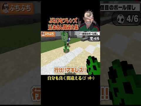 五条さん問題.... #ぷちひなフレンズ #ぷちひな #minecraft #shorts