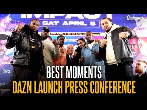 DAZN Launch BEST BITS | AWKWARD Whyte & Joyce moments, Okolie reveals Madonna BEEF with Riakporhe 😳😂