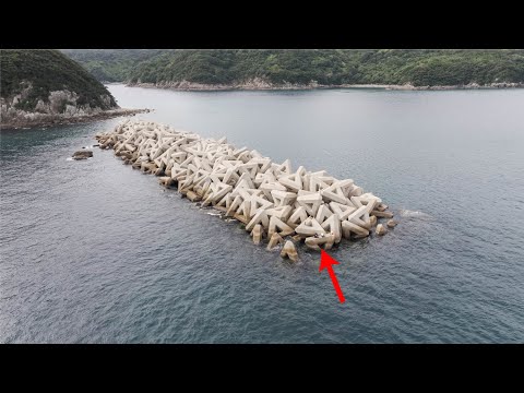 過去誰も渡ったことがない大物の巣「テトラ島」で釣りしたら…どれだけ釣れるのか？