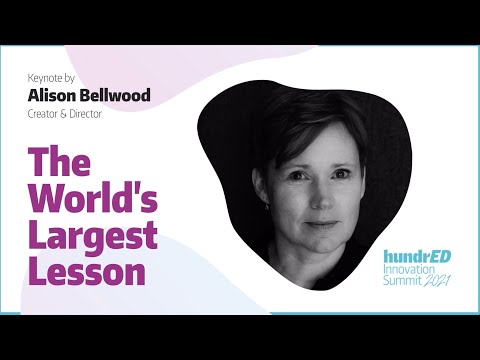Alison Bellwood – The World’s Largest Lesson | HundrED Innovation Summit 2021