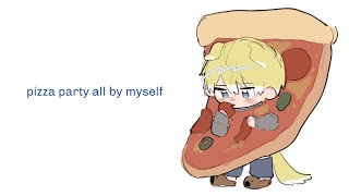 one man pizza party