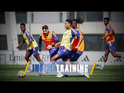 First training session of the week at Real Madrid City!