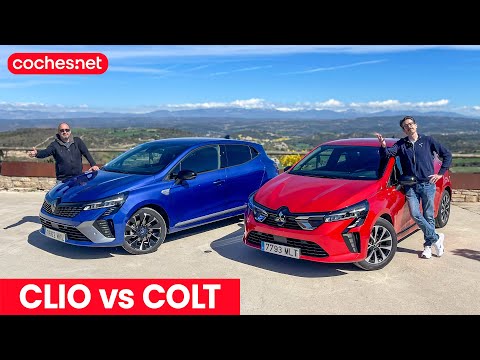 Renault CLIO o Mitsubishi COLT ¿Cuál es mejor" | Comparativa utilitarios | Prueba / Test / Review