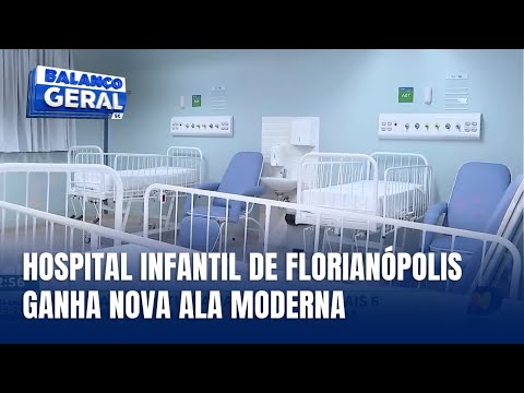 Hospital Infantil Joana de Gusmão ganha nova ala com 6 leitos