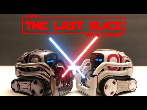 Cozmo has a lightsaber duel in "The Last Slice"