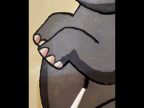 #shorts #youtubeindia #elephant #youtubeshorts #art #wallpainting #youtube #animals #ekmotahathi