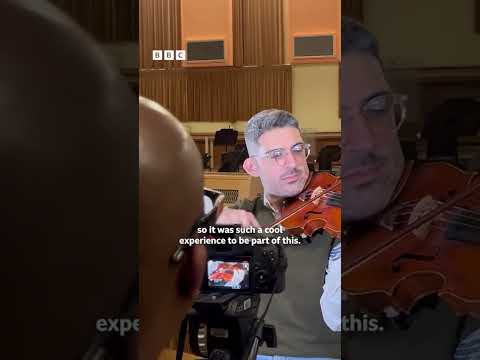 🎻 Sophie takes us BTS for a day in the life, filming the BBC Symphony Orchestra at Maida Vale