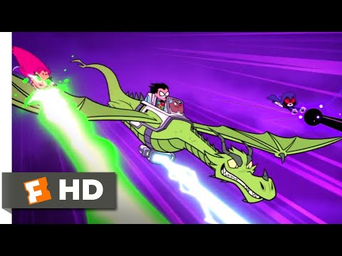 Teen Titans GO! to the Movies (2018) - Fighting A Giant Robot Scene (10/10) | Movieclips - UC3gNmTGu-TTbFPpfSs5kNkg