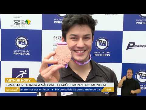 SP | Ginástica artística: medalhista Arthur Nory é homenageado em SP