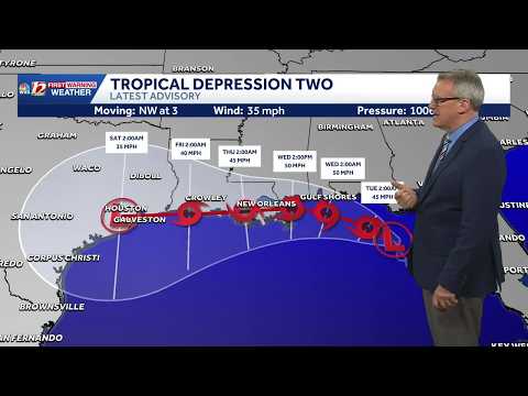 Tropical Depression Two Expected to Become Bertha