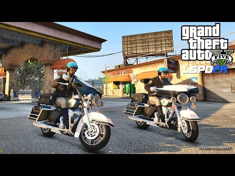 LSPDFR #561 - CHP BIKE PATROL(GTA 5 REAL LIFE POLICE PC MOD) CHIPS - UCbItyvYa6cqvqtwlU2E9-wA