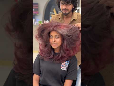 SCARLETT🍒CHERRY✨AND Modern butterfly 🦋 MORE DETAIL ☎️(9600135630) #haircut #love #shorts