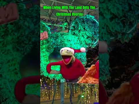 Epcot's Holiday Decor is Out of Control#disney#disneyworld#epcot#muppets#christmas#shorts