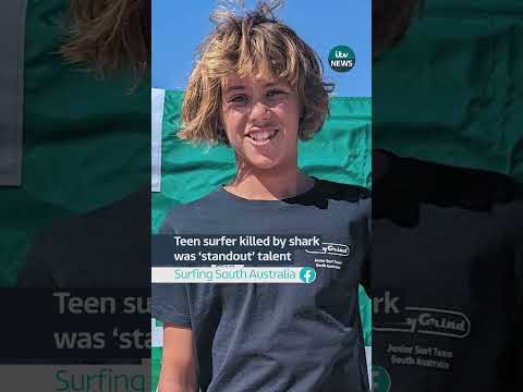 Australian teenage surfer killed by shark was 'standout' talent  #itvnews #news #australia #surfing