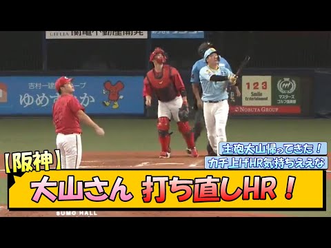 【阪神】大山さん　第10号打ち直しHR！【なんJ/2ch/5ch/ネット 反応 まとめ/阪神タイガース/岡田監督】