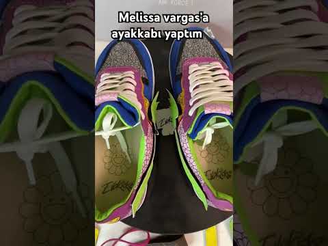 Melissa Vargas’a Ayakkabı Yaptım! #ayakkabıboyama #melissavargas #custom