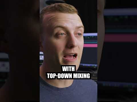 Top-Down Mixing Explained in 30 Seconds #musicproduction #musicproducer #musicproductiontips