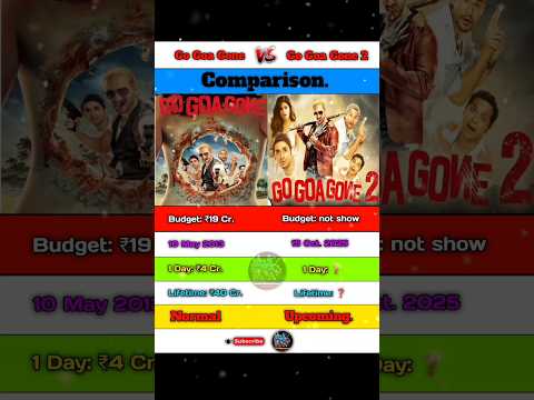 Go Goa Gone vs Go Goa Gone 2 | कौन जीतेगा Box Office Battle? 💥 | Full Comparison in Hindi #shorts