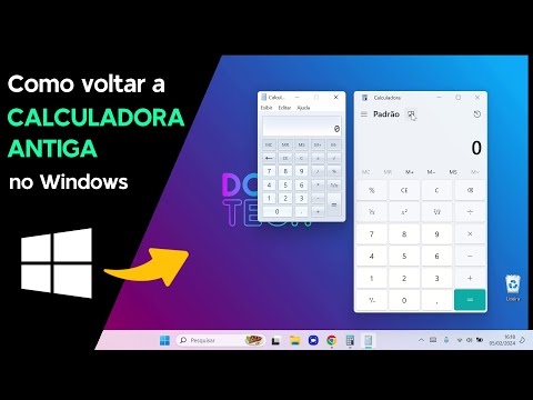 Como voltar a CALCULADORA CLÁSSICA no Windows