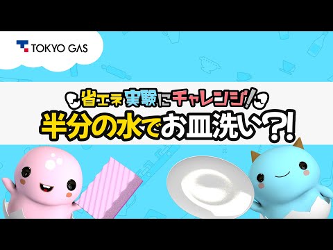 【省エネ実験】半分の水でお皿洗い?!