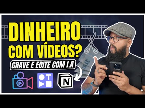 Dinheiro ONLINE com VÍDEOS? - Grave e Edite com I.A [MUITO FÁCIL]