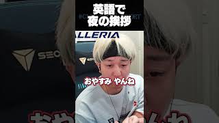 英語で夜の挨拶【ヘンディー/トナカイト/League of Legends】