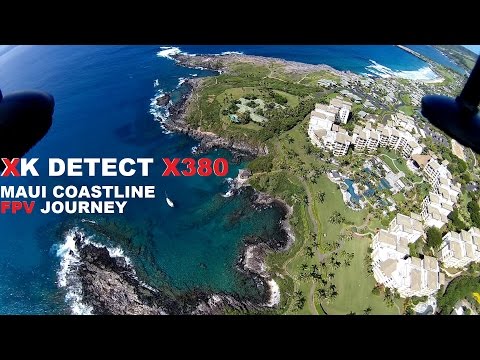 XK DETECT X380 GPS Drone Coastline FPV Journey - Merriman's Kapalua Maui [With Cliff Diving] - UCVQWy-DTLpRqnuA17WZkjRQ
