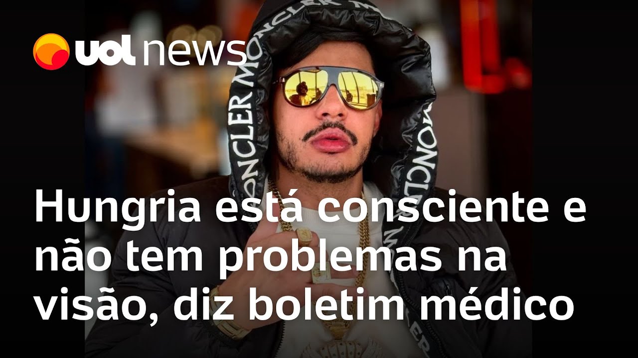 Metanol Hungria está internado na UTI consciente e sem problemas de visão diz boletim médico