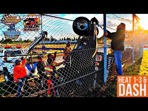 Fastest Four Days | Heat 1-3 &amp; Dash | Grays Harbor Raceway | Elma Washington | Day 4 - dirt track racing video image
