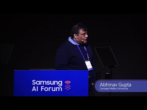 [SAIF 2019] Day 2: Supersizing and Empowering Visual and Robot Learning – Abhinav Gupta│Samsung