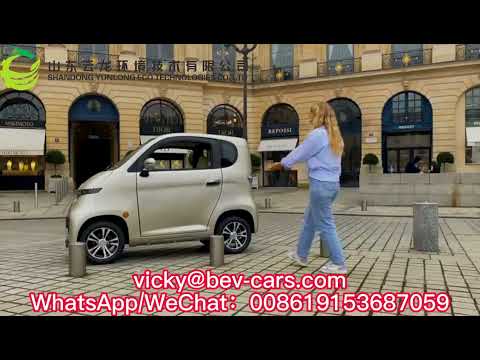electric mini car small electric vehicle car with eec l6e from Yunlong Motors citycar
